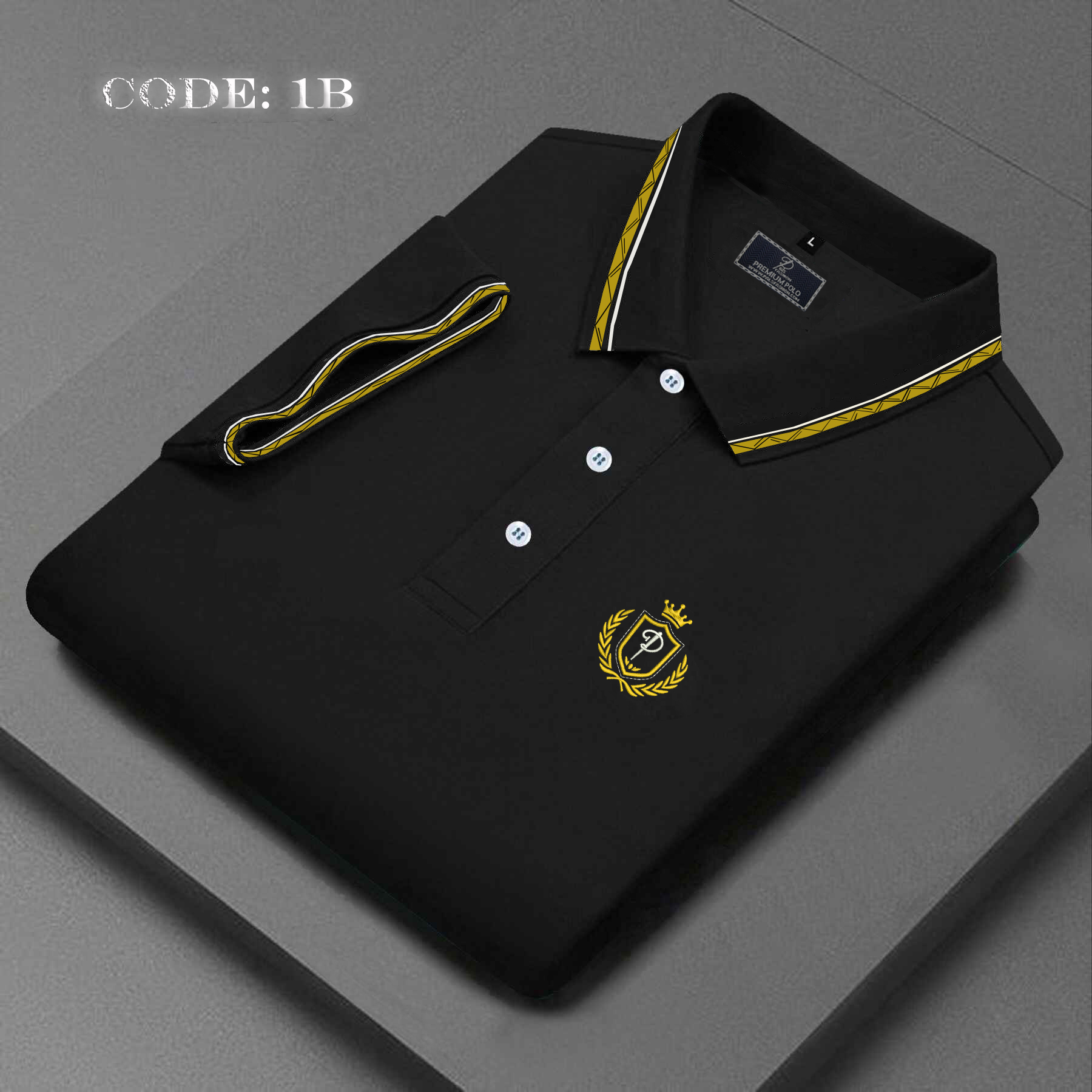 Premium Quality Polo T-Shirt For Men - 1B