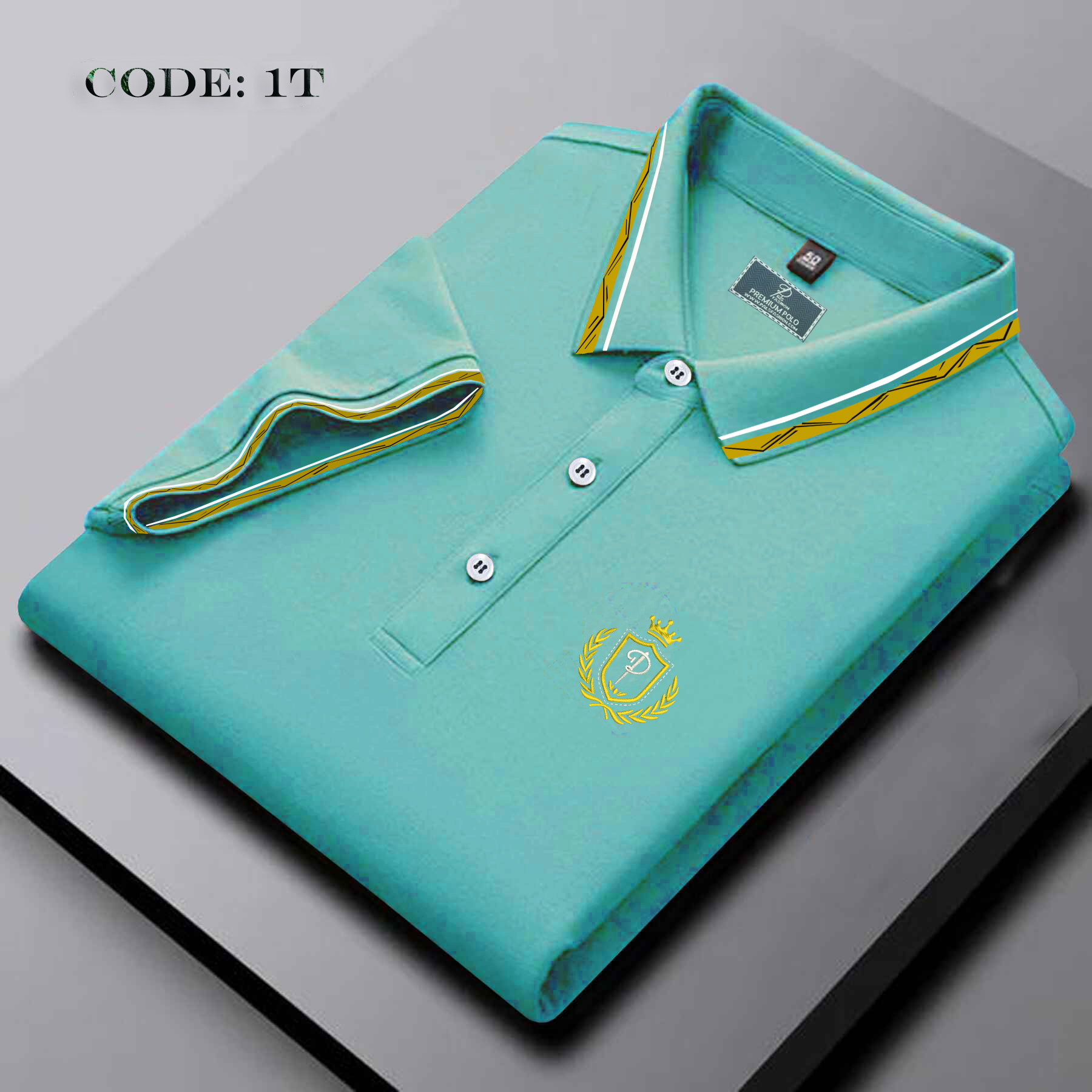 Premium Quality Polo T-Shirt For Men - 1T