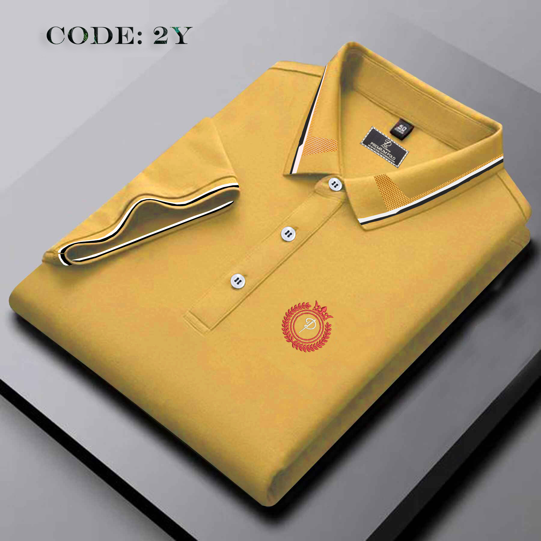 Premium Quality Polo T-Shirt For Men - 2Y
