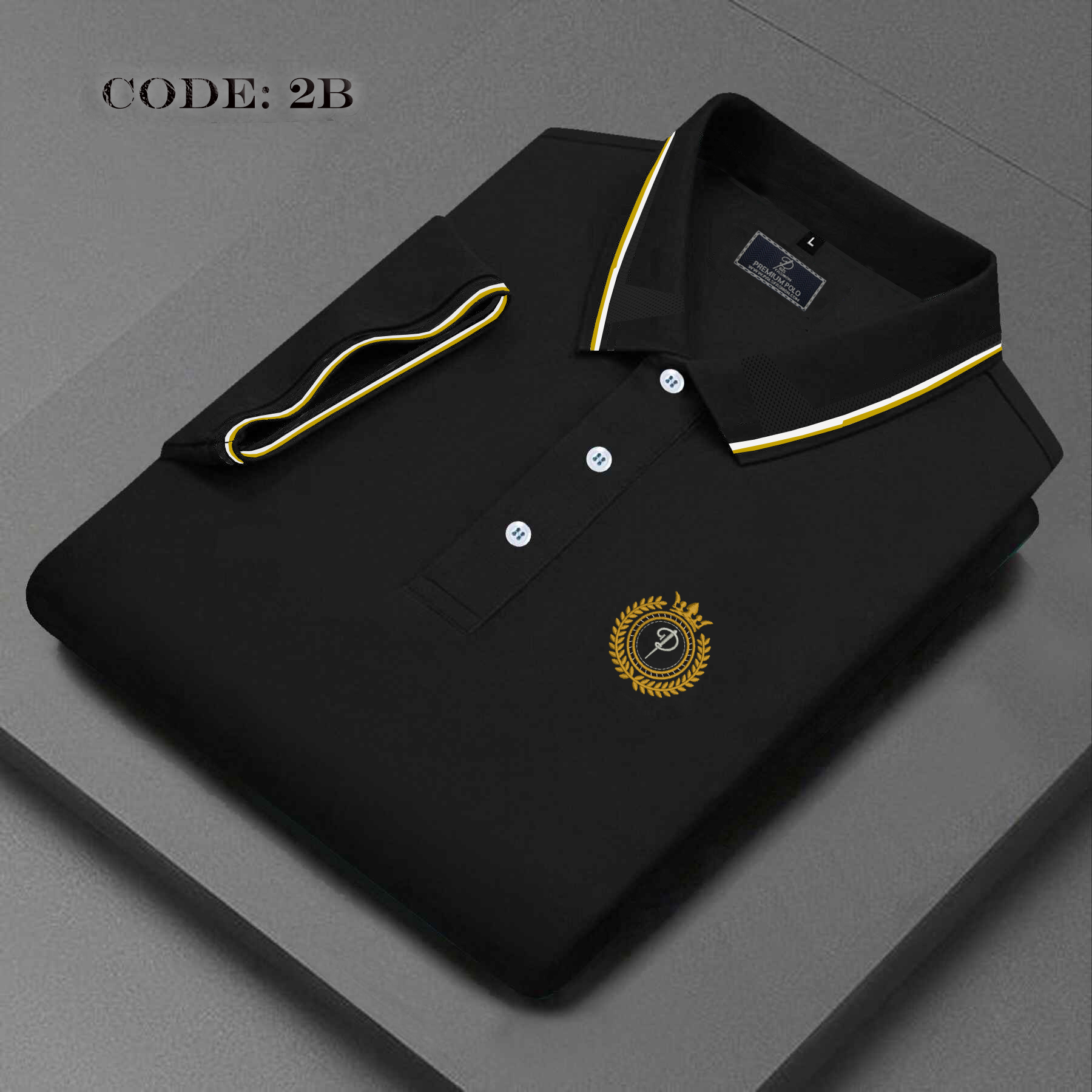 Premium Quality Polo T-Shirt For Men - 2B